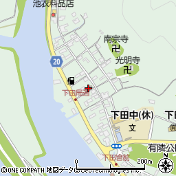下田郵便局周辺の地図