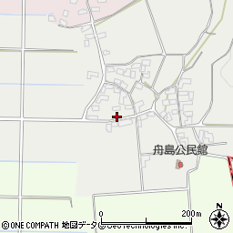 熊本県熊本市北区植木町舟島261周辺の地図