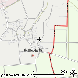 熊本県熊本市北区植木町舟島177周辺の地図