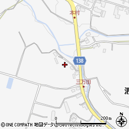 熊本県菊池市泗水町亀尾2987周辺の地図