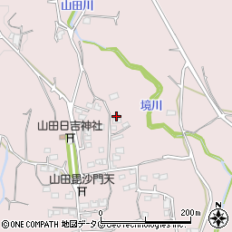 熊本県玉名市山田1032周辺の地図