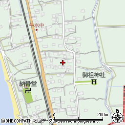 熊本県荒尾市牛水337周辺の地図