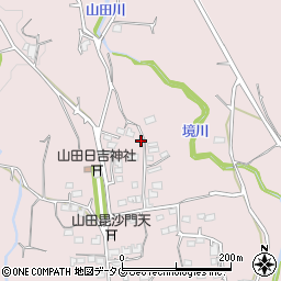 熊本県玉名市山田1017周辺の地図