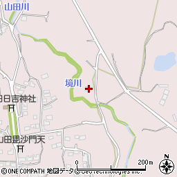 熊本県玉名市山田1155周辺の地図