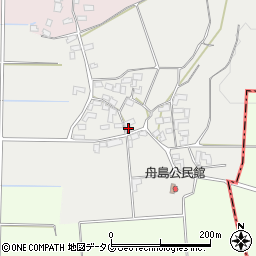 熊本県熊本市北区植木町舟島185周辺の地図