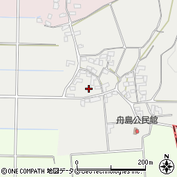熊本県熊本市北区植木町舟島263周辺の地図