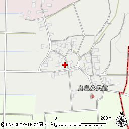 熊本県熊本市北区植木町舟島262周辺の地図