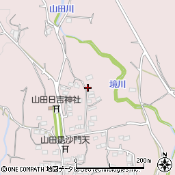 熊本県玉名市山田1020周辺の地図