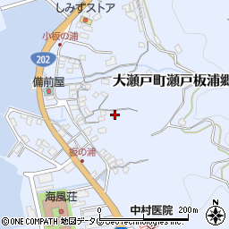 長崎県西海市大瀬戸町瀬戸板浦郷878周辺の地図