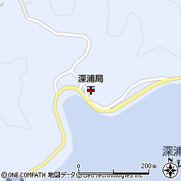 深浦郵便局 ＡＴＭ周辺の地図