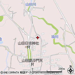 熊本県玉名市山田1014周辺の地図