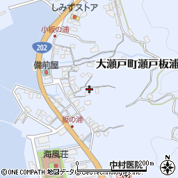 長崎県西海市大瀬戸町瀬戸板浦郷879周辺の地図