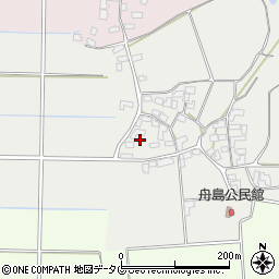 熊本県熊本市北区植木町舟島267周辺の地図