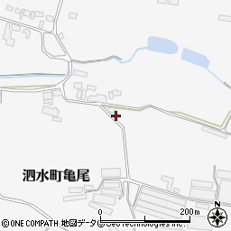 熊本県菊池市泗水町亀尾3160周辺の地図