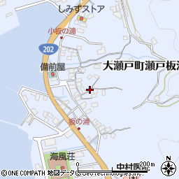 長崎県西海市大瀬戸町瀬戸板浦郷882周辺の地図