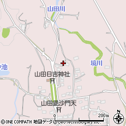 熊本県玉名市山田1012周辺の地図