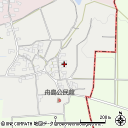 熊本県熊本市北区植木町舟島180周辺の地図