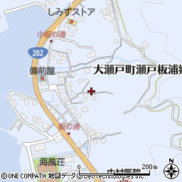 長崎県西海市大瀬戸町瀬戸板浦郷849周辺の地図