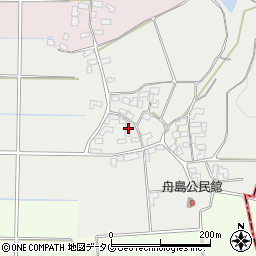 熊本県熊本市北区植木町舟島264周辺の地図