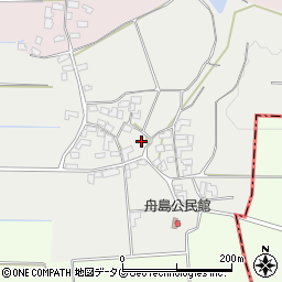 熊本県熊本市北区植木町舟島256周辺の地図