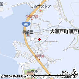 長崎県西海市大瀬戸町瀬戸板浦郷840周辺の地図