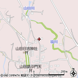 熊本県玉名市山田1019周辺の地図