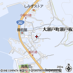 長崎県西海市大瀬戸町瀬戸板浦郷845周辺の地図