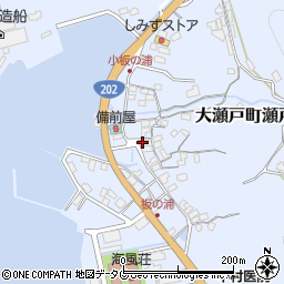 長崎県西海市大瀬戸町瀬戸板浦郷841周辺の地図