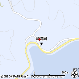 愛南町役場　深浦公民館周辺の地図