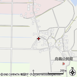 熊本県熊本市北区植木町舟島266周辺の地図