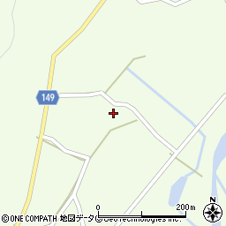 熊本県阿蘇市狩尾1457-3周辺の地図