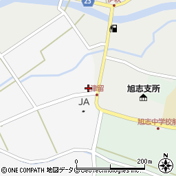 熊本県菊池市旭志新明2693周辺の地図