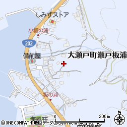 長崎県西海市大瀬戸町瀬戸板浦郷856周辺の地図