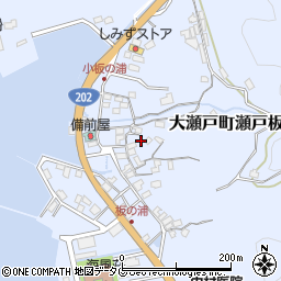 長崎県西海市大瀬戸町瀬戸板浦郷888周辺の地図