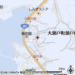 長崎県西海市大瀬戸町瀬戸板浦郷839周辺の地図