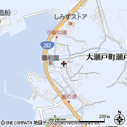 長崎県西海市大瀬戸町瀬戸板浦郷831周辺の地図