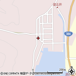 長崎県南松浦郡新上五島町道土井郷452周辺の地図