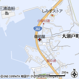 長崎県西海市大瀬戸町瀬戸板浦郷809周辺の地図