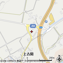 熊本県菊池市乙森北855周辺の地図
