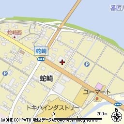 マルミヤストア蛇崎店周辺の地図