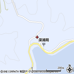 深浦周辺の地図
