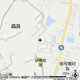 熊本県荒尾市高浜310-24周辺の地図