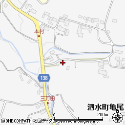 熊本県菊池市泗水町亀尾3121周辺の地図