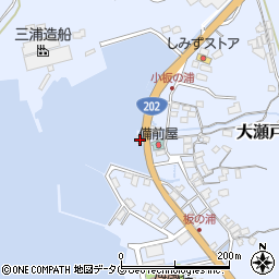 長崎県西海市大瀬戸町瀬戸板浦郷811周辺の地図