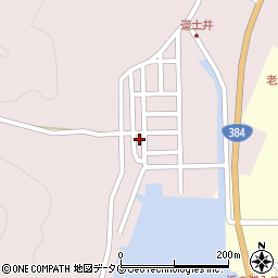 長崎県南松浦郡新上五島町道土井郷455周辺の地図