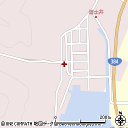 長崎県南松浦郡新上五島町道土井郷451周辺の地図