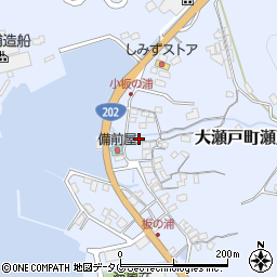 長崎県西海市大瀬戸町瀬戸板浦郷827周辺の地図