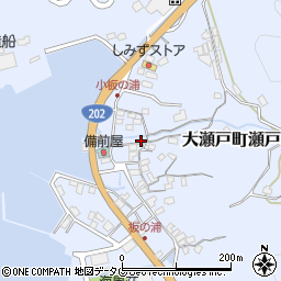 長崎県西海市大瀬戸町瀬戸板浦郷825周辺の地図