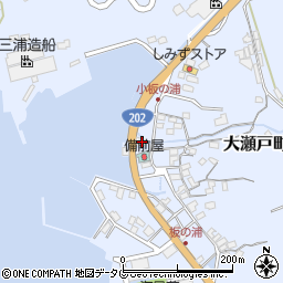 長崎県西海市大瀬戸町瀬戸板浦郷810周辺の地図