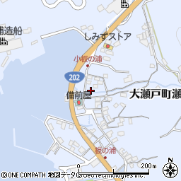 長崎県西海市大瀬戸町瀬戸板浦郷820周辺の地図